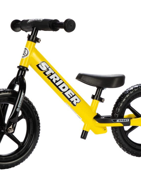 2026 Strider – 12 Sport Balance Bike, Ages 18 Months to 5 Years – Yellow