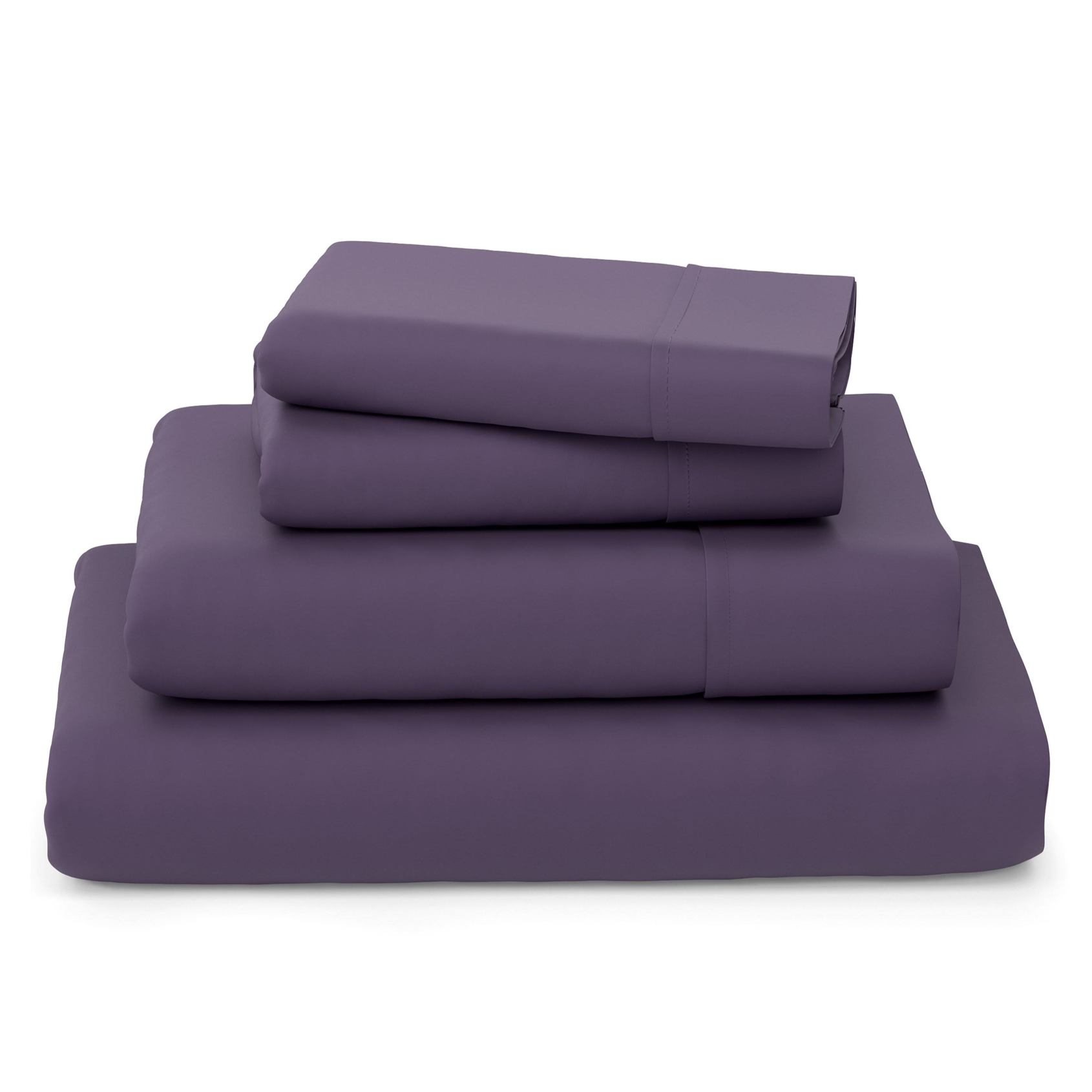 Cosy House Collection Luxury Bamboo Bed Sheet Set - Hypoallergenic Bedding Blend - 4 Piece - Full, Purple