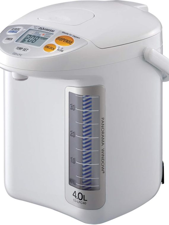 2026 Zojirushi CD-LFC40 Panorama Window Micom Water Boiler and Warmer  135 oz/4.0 L  White