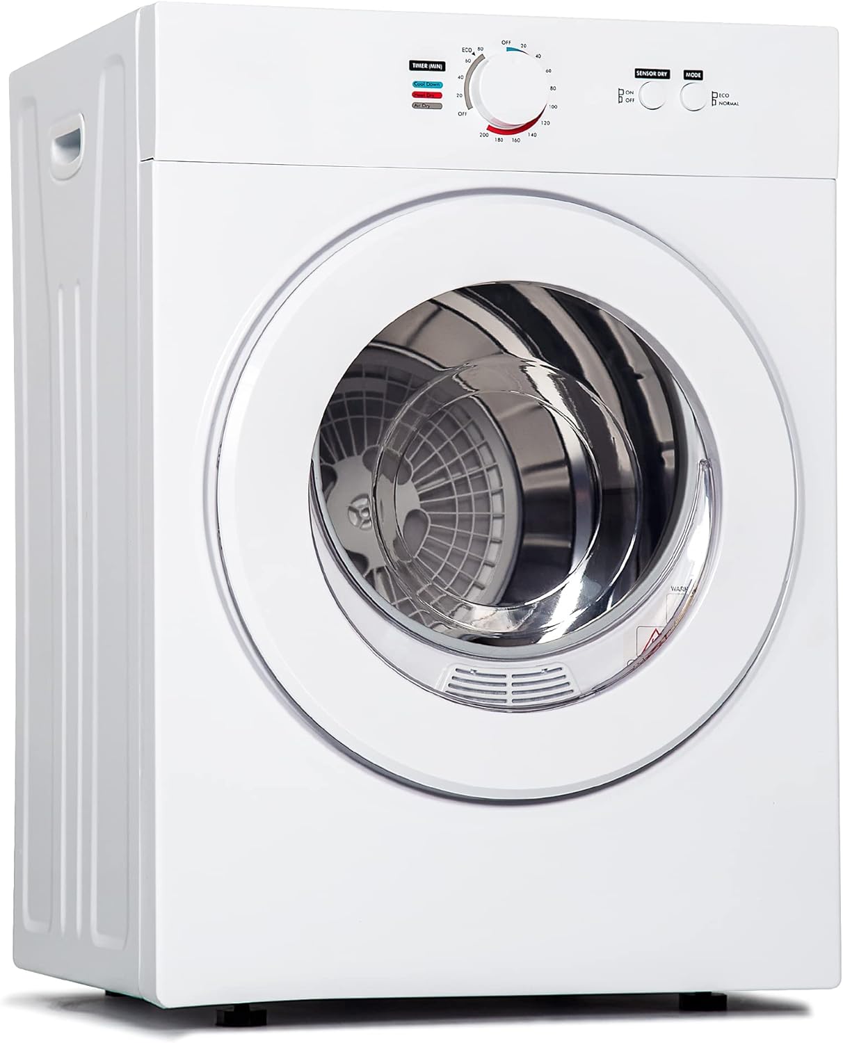 2026 Euhomy Compact Dryer 1.8 cu. ft. Portable Clothes Dryers with Exhaust Duct with Stainless Steel Liner Four Function Small Dryer Machine  Suitable for Apartments  Dorm  RVs  White
