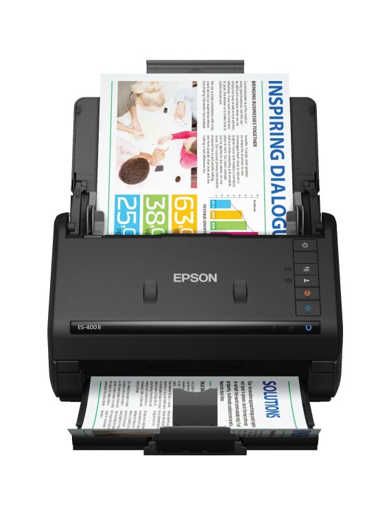 2026 Epson – WorkForce ES-400 II Duplex Desktop Document Scanner – Black