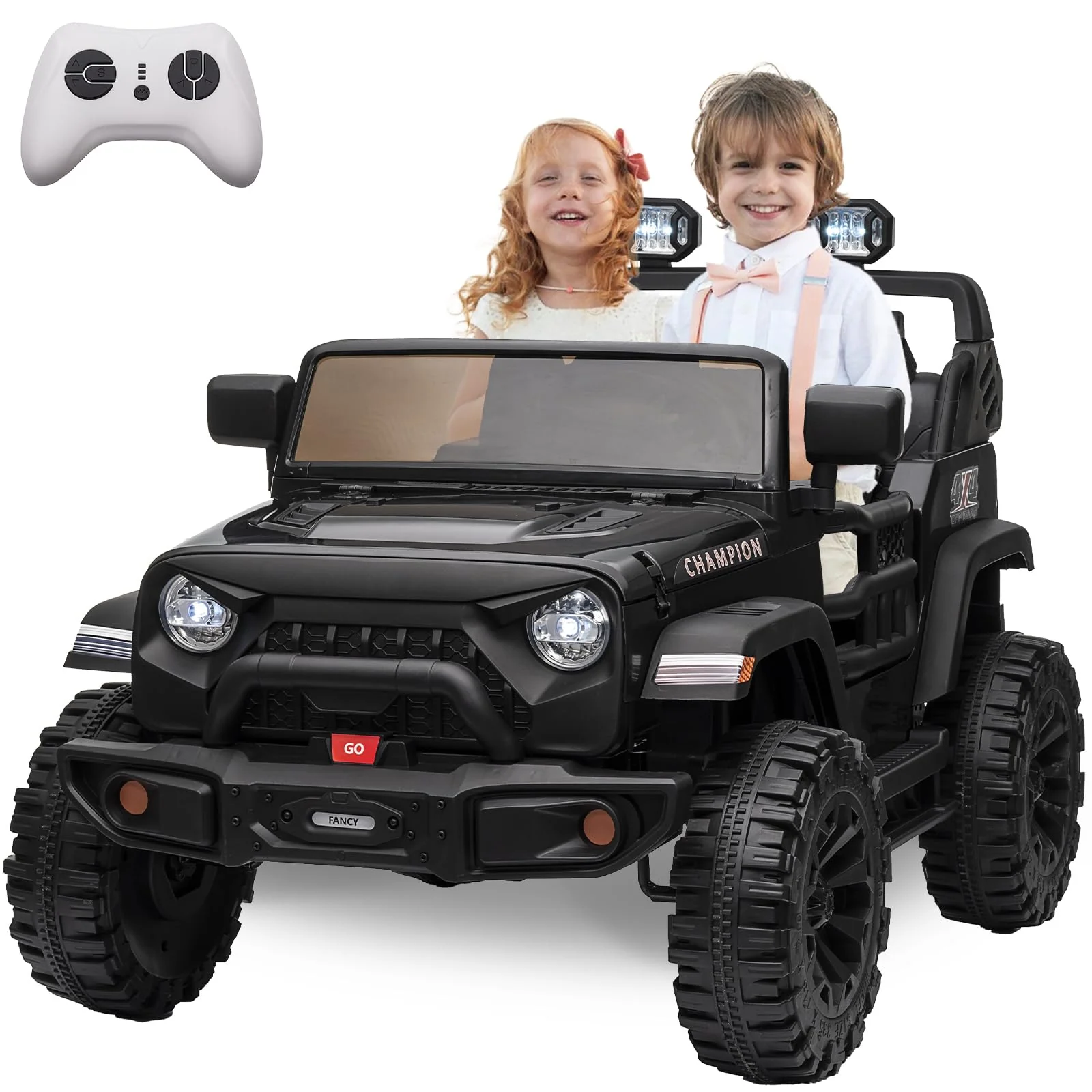 Garvee 24V Ride On Car 2 Seater For Kids Age 3+ , XL Electric Vehicles for Big Kids with 20