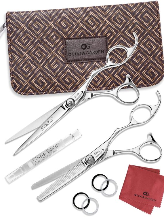 2026 Olivia Garden SilkCut Professional Hairdressing Shear and Thinner Case