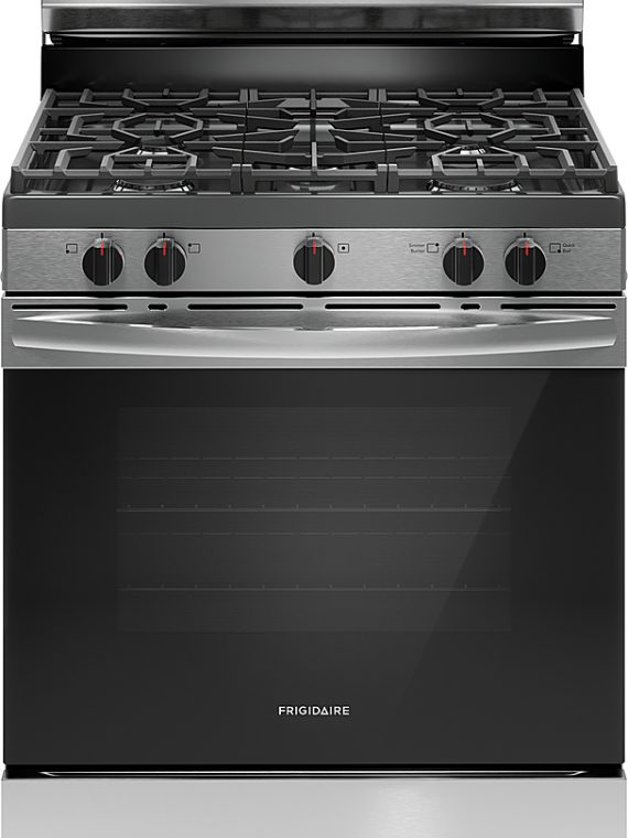 2026 Frigidaire 5.1 Cu. Ft Freestanding Gas Range with Quick Boil Burner – Stainless Steel
