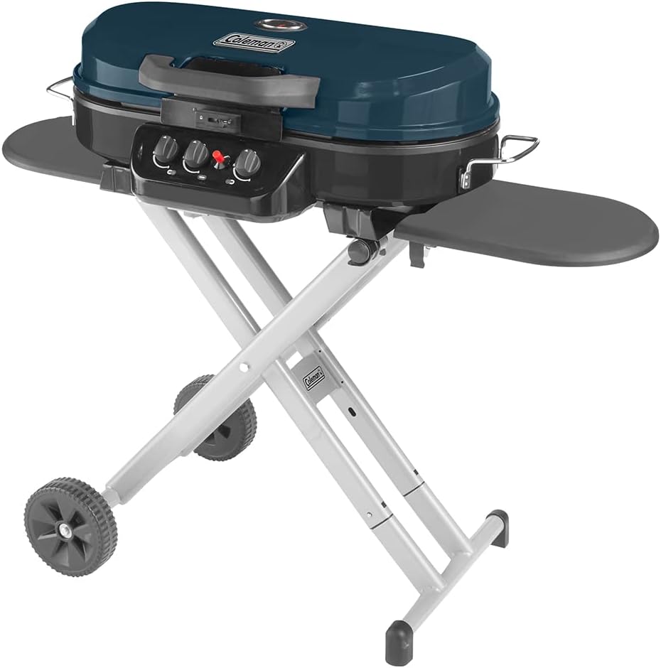 2026 Coleman RoadTrip 285 Portable Stand-Up Propane Grill  Gas Grill with 3 Adjustable Burners & Instastart Push-Button Ignition; Great for Camping  Tailgating  BBQ  Parties  Backyard  Patio & More