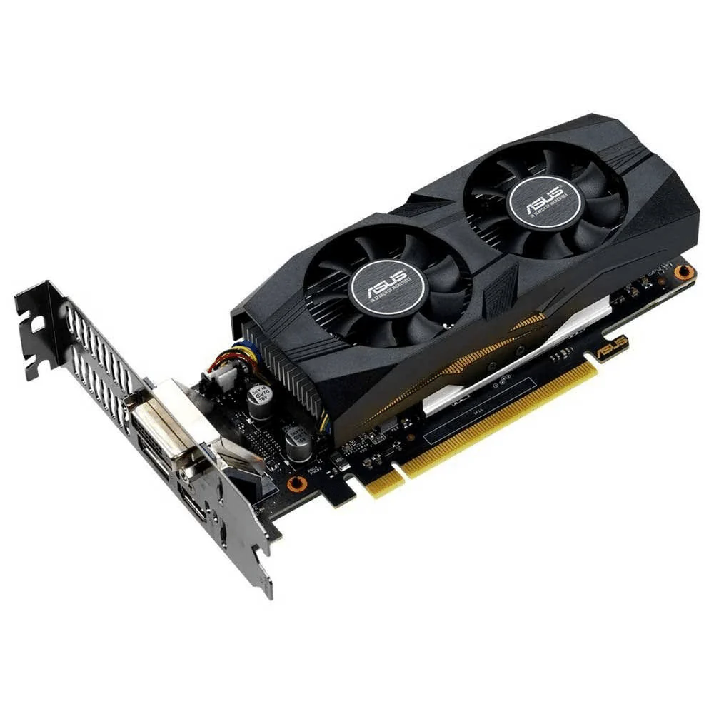 Asus GeForce GTX 1650 Low Profile 4 GB GDDR5 Graphics Card (GTX1650-O4G-LP-BRK)
