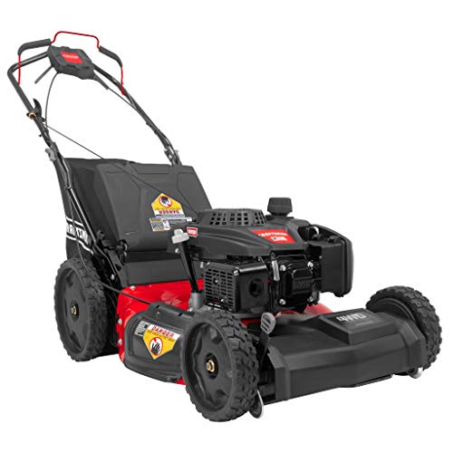 CMXGMAM201212 12A-N2M7791 21-in. All-Wheel-Drive 3-in-1 Gas Push Lawn Mower-196cc OHV Engine-Bagger Included, Red