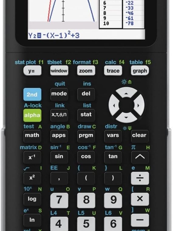 2026 Texas Instruments TI-84 Plus CE Color Graphing Calculator  Black 7.5 Inch