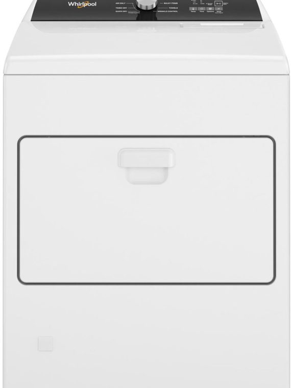 2026 Whirlpool – 7.0 Cu. Ft. Gas Dryer with Moisture Sensing – White