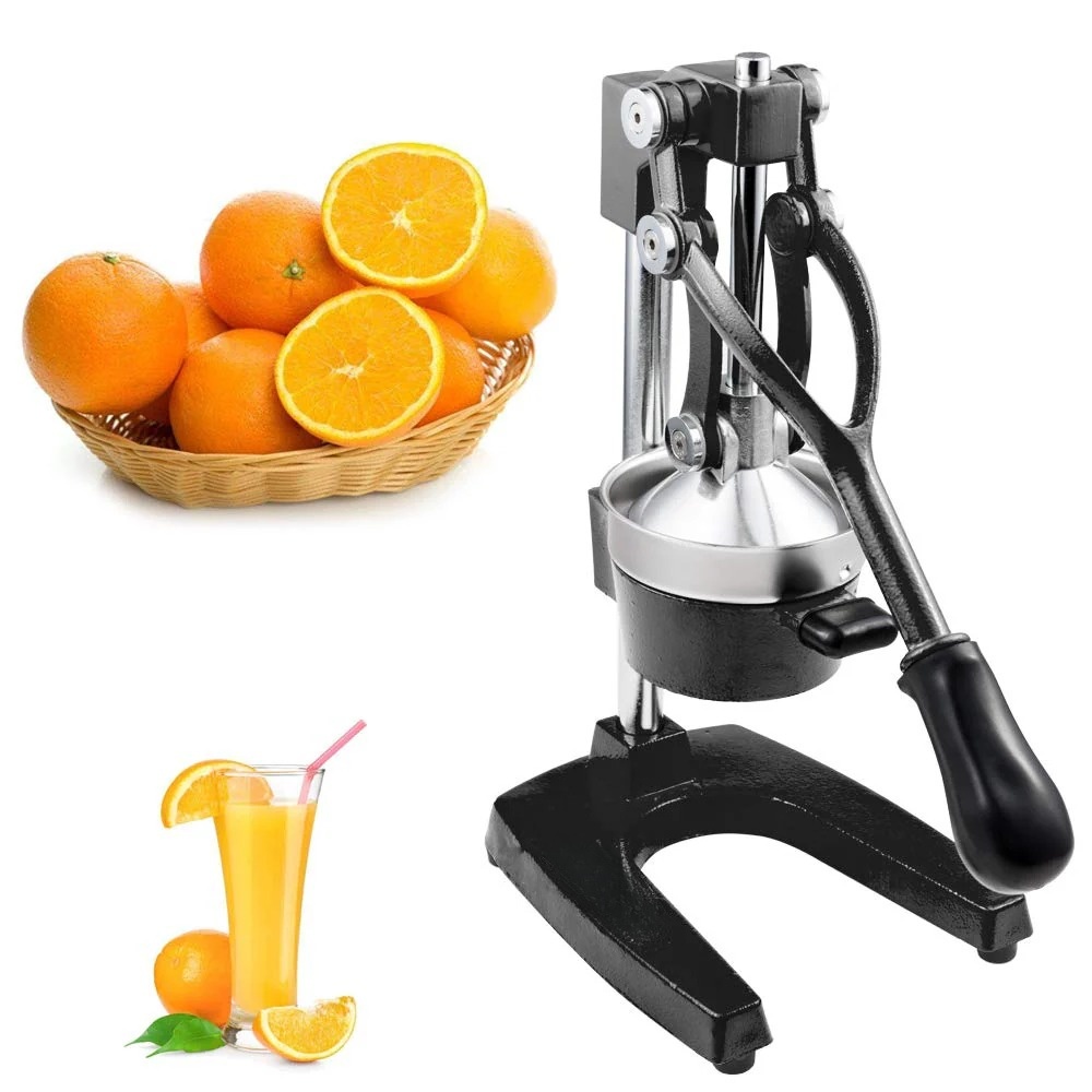 Commercial Manual Citrus Juicer Heavy Duty Black