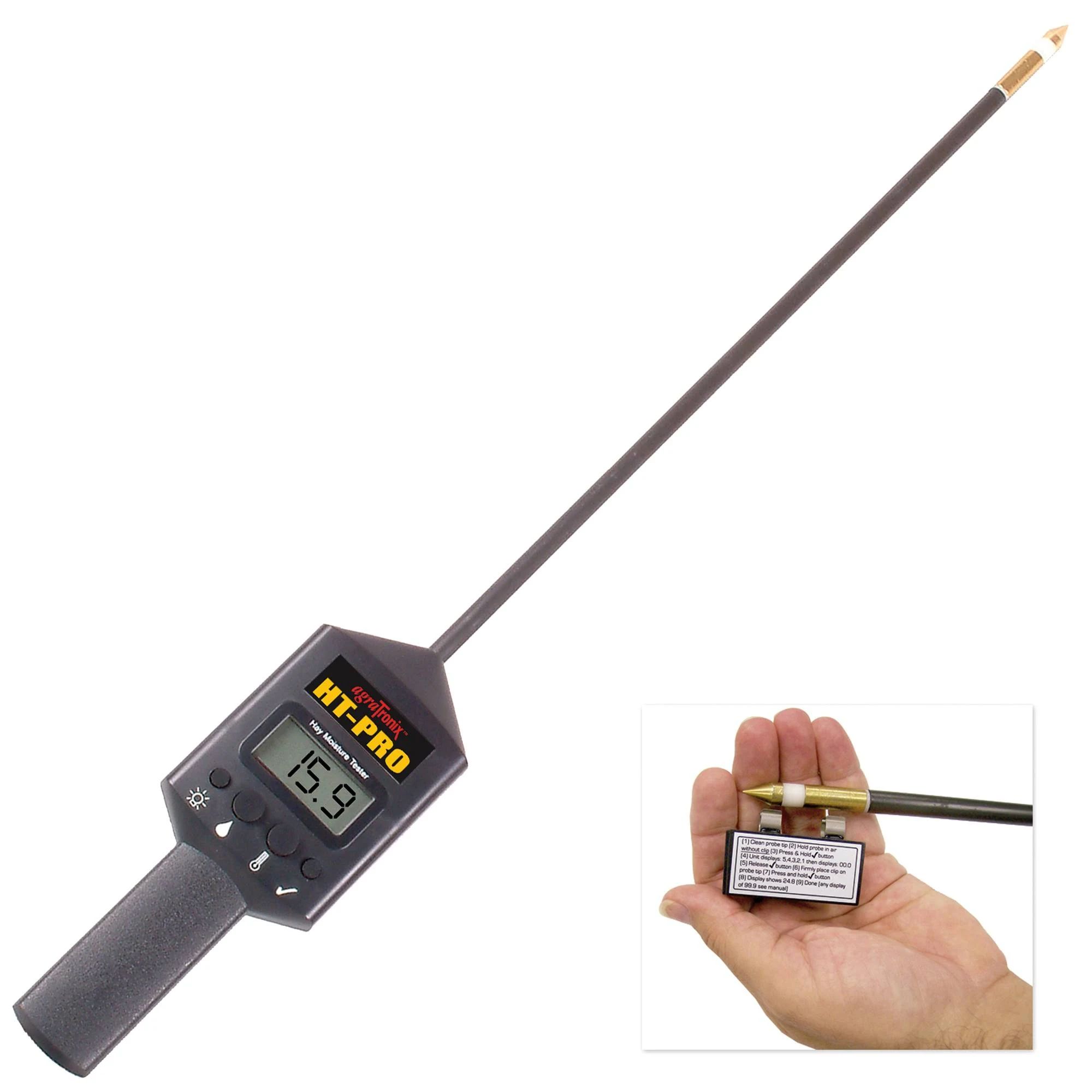 2026 AgraTronix 07120, HT-PRO Hay Moisture Tester with 20x22 Probe