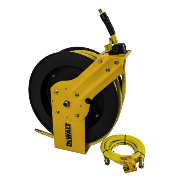 DeWalt 3/8 in. x 50 ft. Single Arm Air Hose Reel, DXCM024-0374