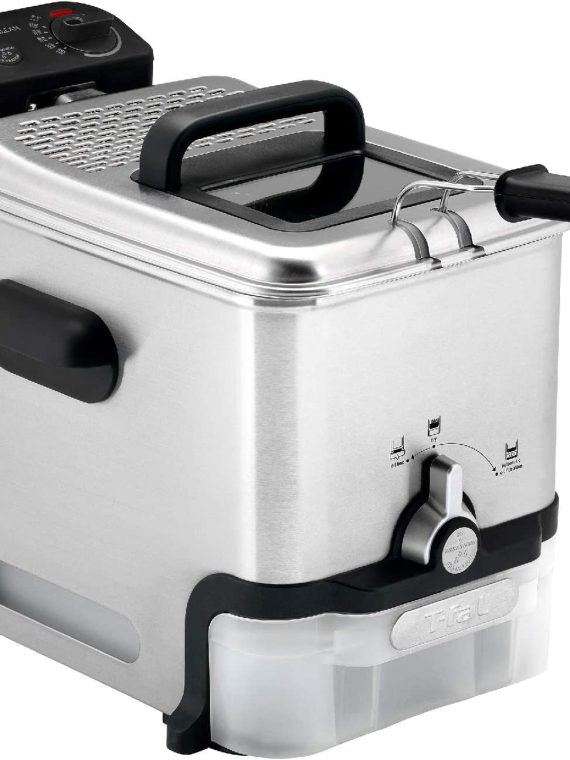 2026 T-Fal Ultimate Steel Deep Fryer with Basket 3.5 Liter Oil and 2.6 Pound Food Capacity