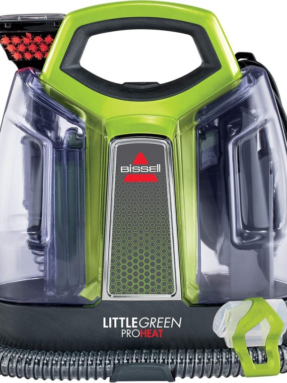 2026 BISSELL Little Green Proheat Portable Deep Cleaner/Spot Cleaner and Car/Auto Detailer with self-Cleaning HydroRinse Tool for Carpet and Upholstery  2513E