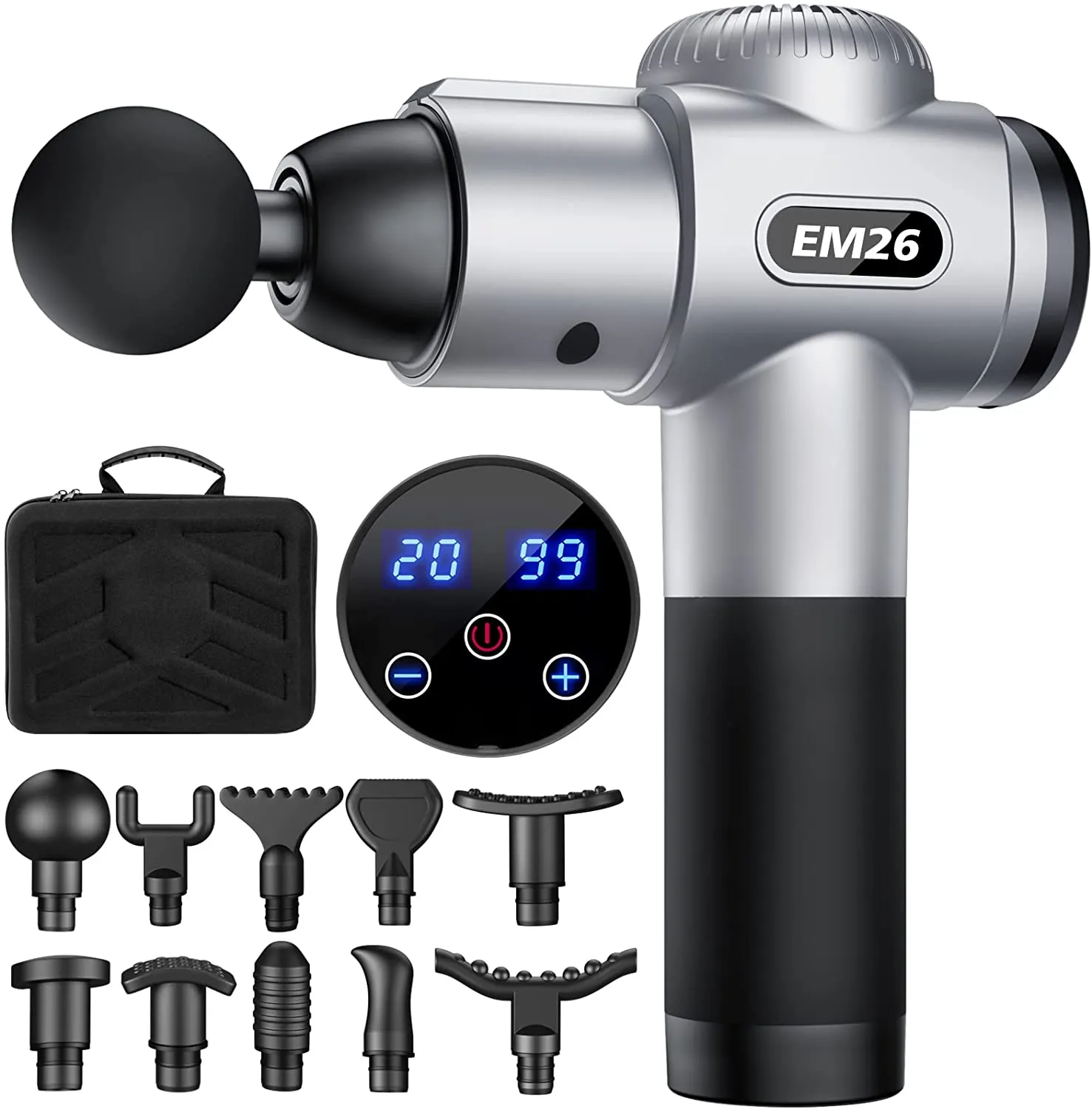 TOLOCO Massage Gun, Handheld Deep Tissue Massager