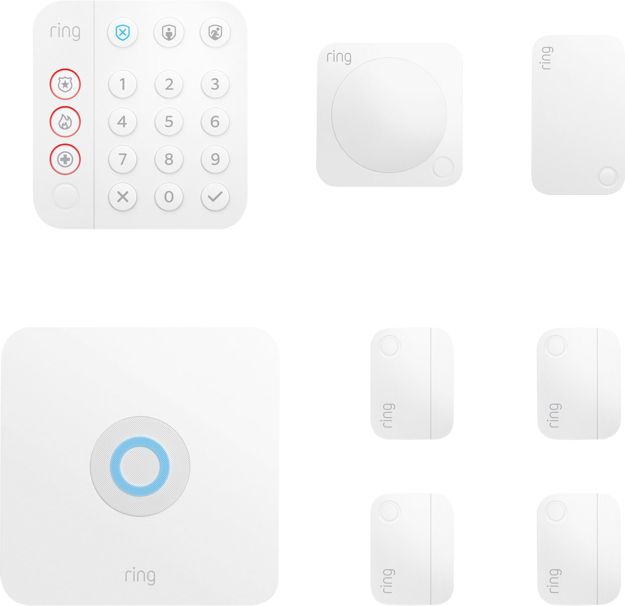 2026 Ring – Alarm 8-Piece Security Kit – White