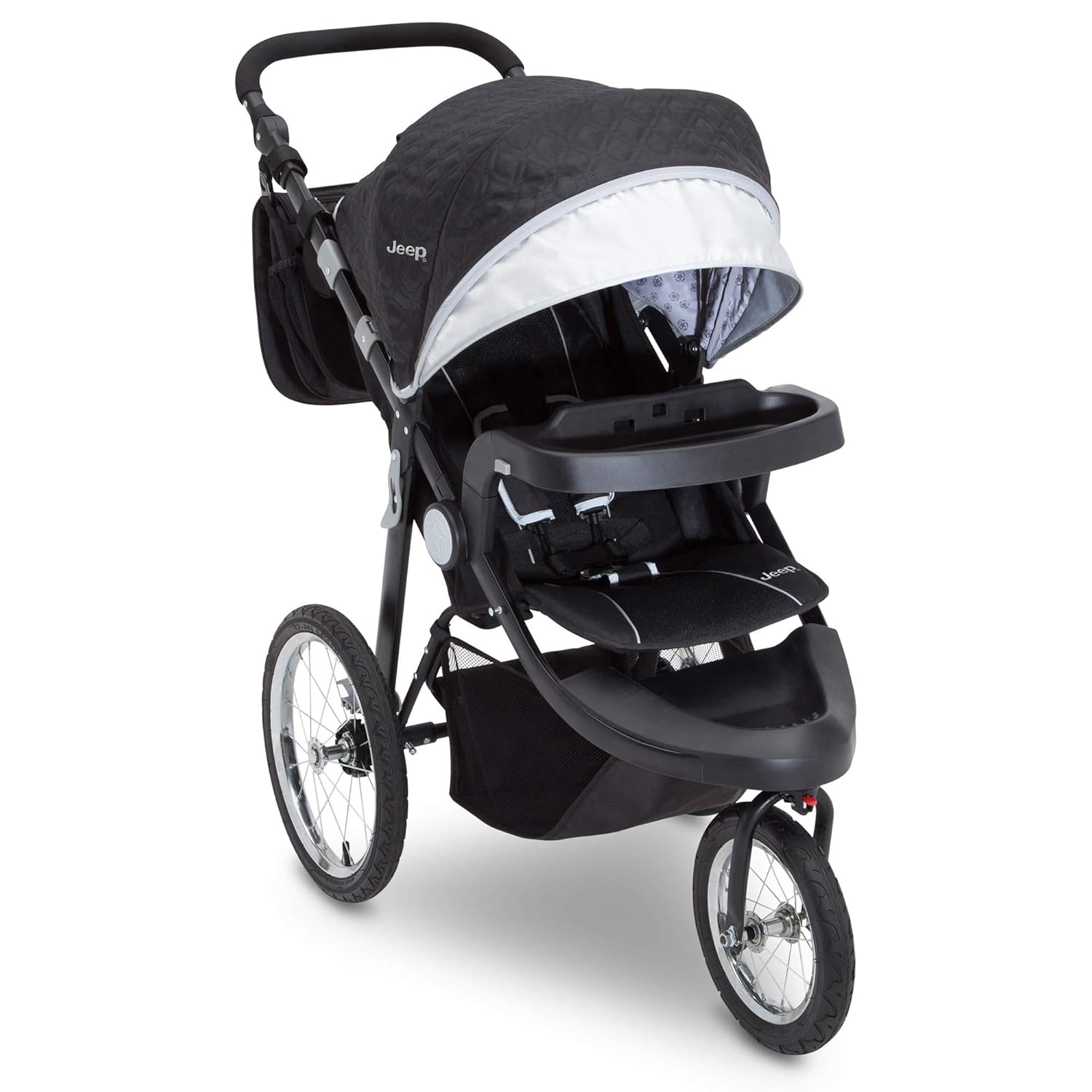 2026 Jeep Cross-Country Sport Plus Jogging Stroller by Delta Children  Charcoal Galaxy