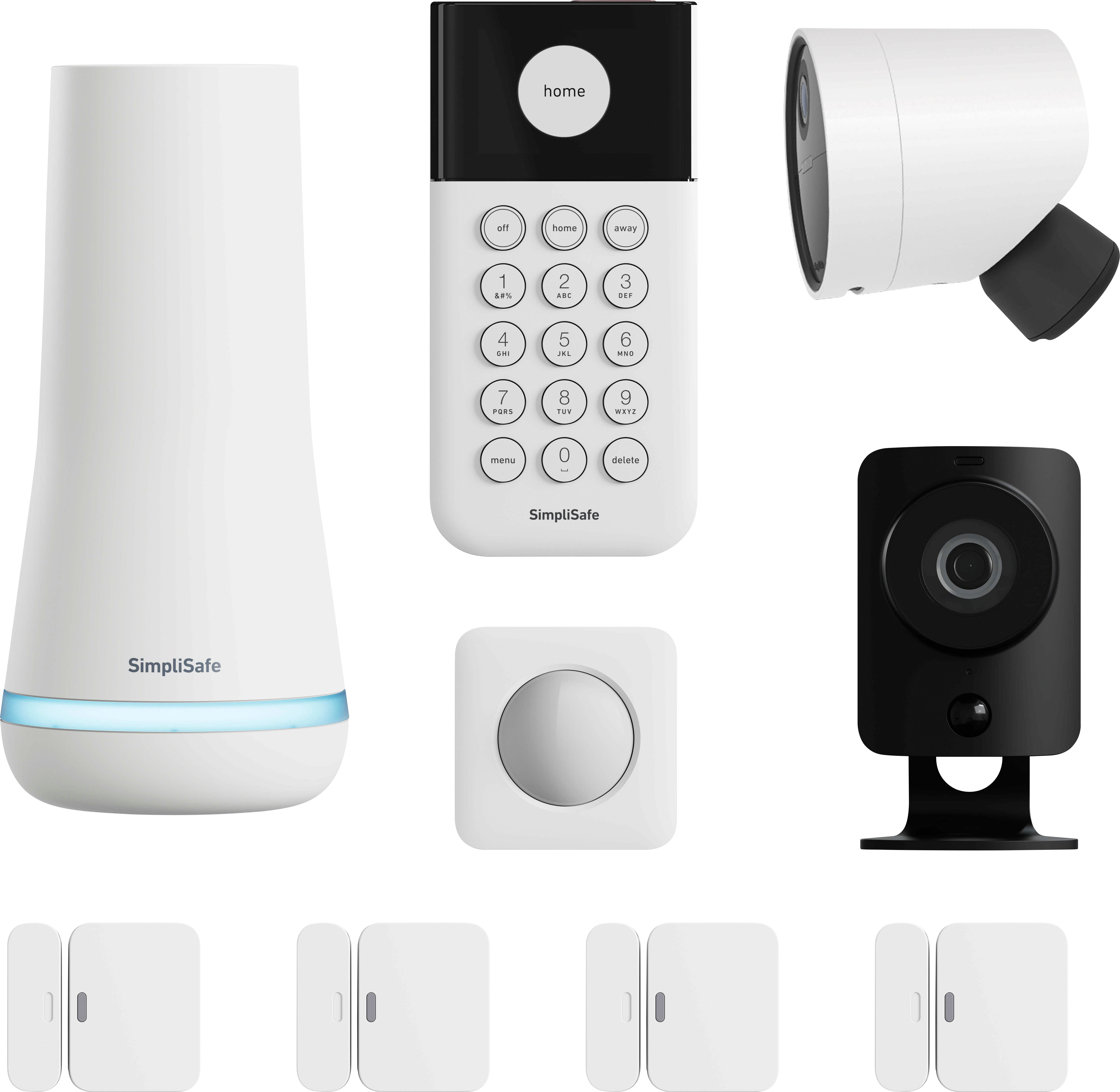 2026 SimpliSafe – Whole Home Security System 9-piece – White