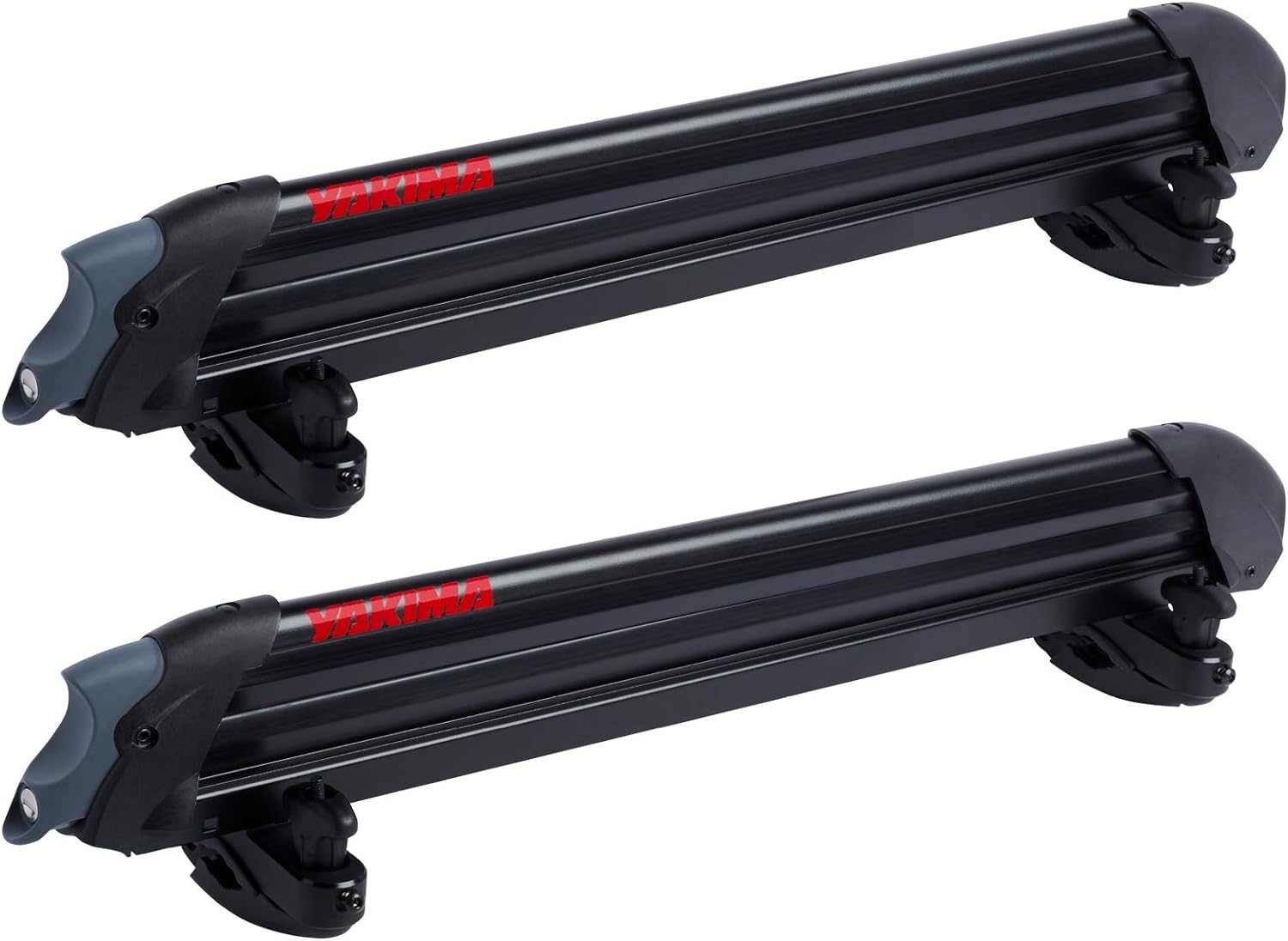 2026 Yakima, PowderHound 6 Ski & Snowboard Mount, Fits Up to 6 Pairs of Skis or 4 Snowboards, Rides Quietly, Fits Most Roof Racks, Black