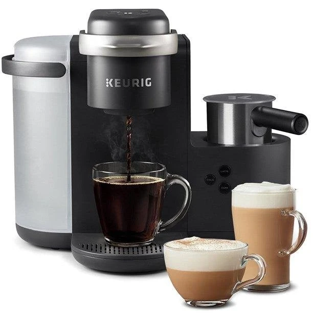 Keurig K-Cafe Single Serve K-Cup Coffee, Latte and Cappuccino Maker, Charcoal