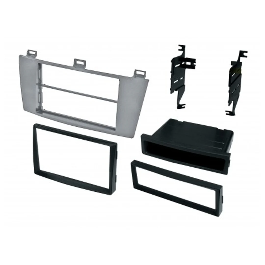 American International TOYK964S, 2004-2008 Toyota Solara Single DIN / ISO w/ Pocket or Double DIN Silver