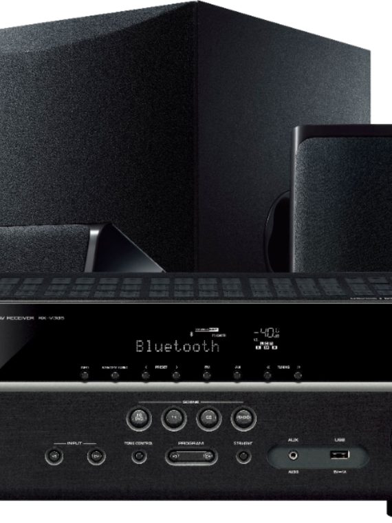 2026 Yamaha – 5.1-Channel 4K Home Theater Speaker System with Powered Subwoofer and Bluetooth Streaming – Black