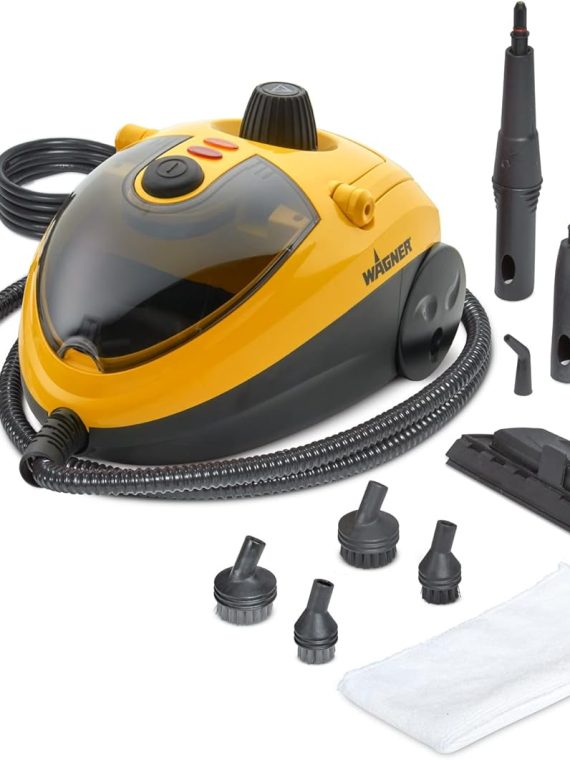 2026 Wagner Spraytech C900054 905e AutoRight Multi-Purpose Steam Cleaner  12 Accessories Included  Power Steamer for cleaning  Color May Vary