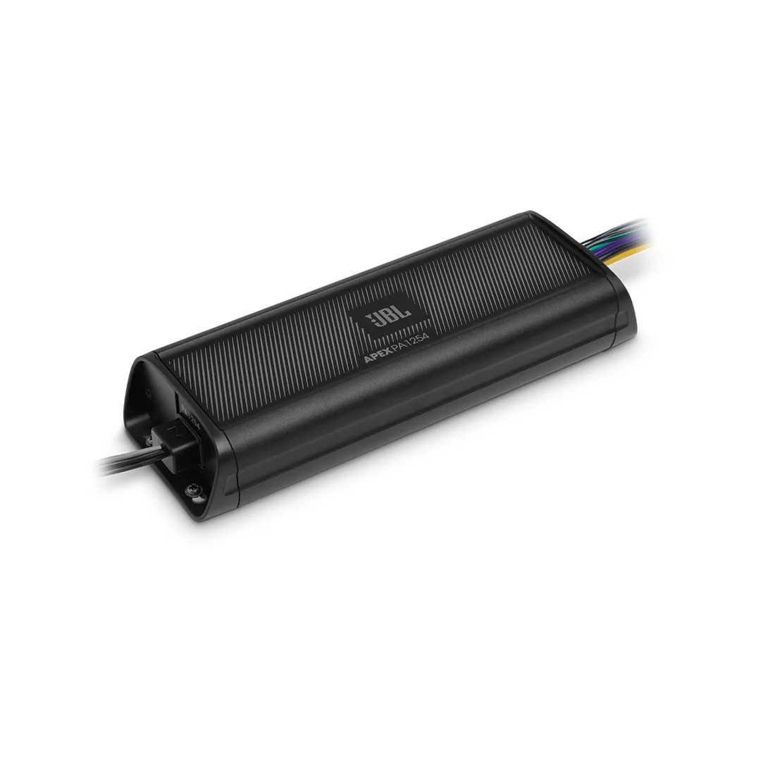 JBL APEX PA1254, 4 Channel Full Range Powersports Amplifier - 300W