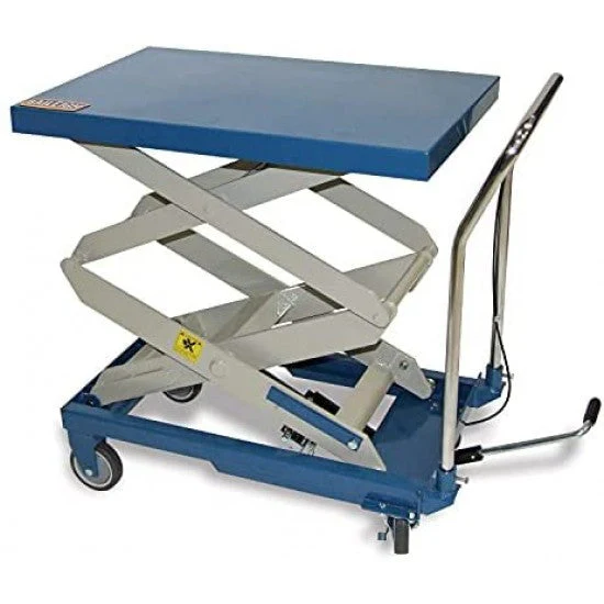 baileigh b cartx2 hydraulic lift cart 660 lb capacity