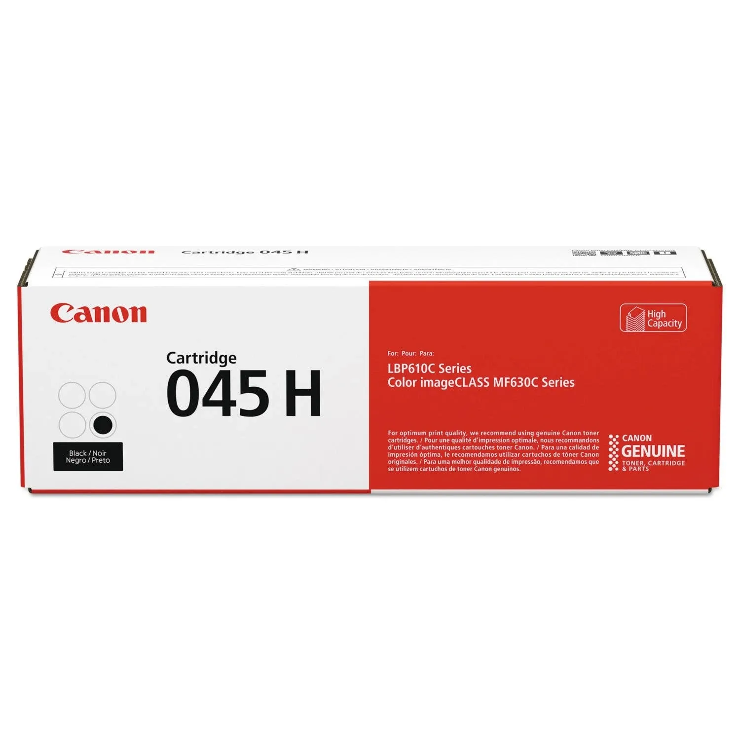 Canon® 1246C001 (045) High-Yield Toner, 2800 Page-Yield, Black