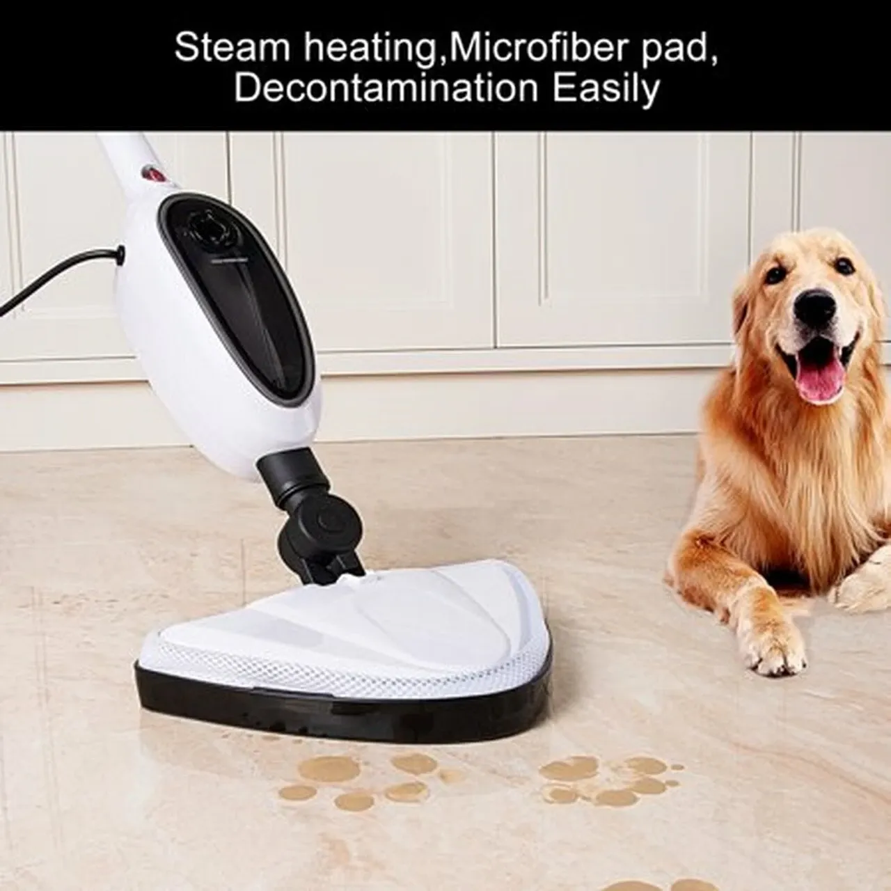 Eyliden Electric Eyliden Steam Mops Cleaner for Tile and Hardwood Home Use Floor Steamer for Cleaning Carpet and Floor with Convenient Detachable Handle Child & Pet Friendly