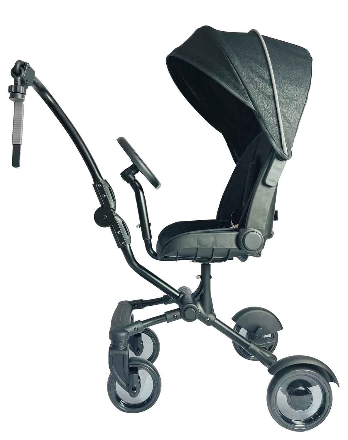 2026 Englacha Uptown Deluxe Rider – Sibling Seat Trailer for Pushchairs Including Rain Cover and Sun Canopy