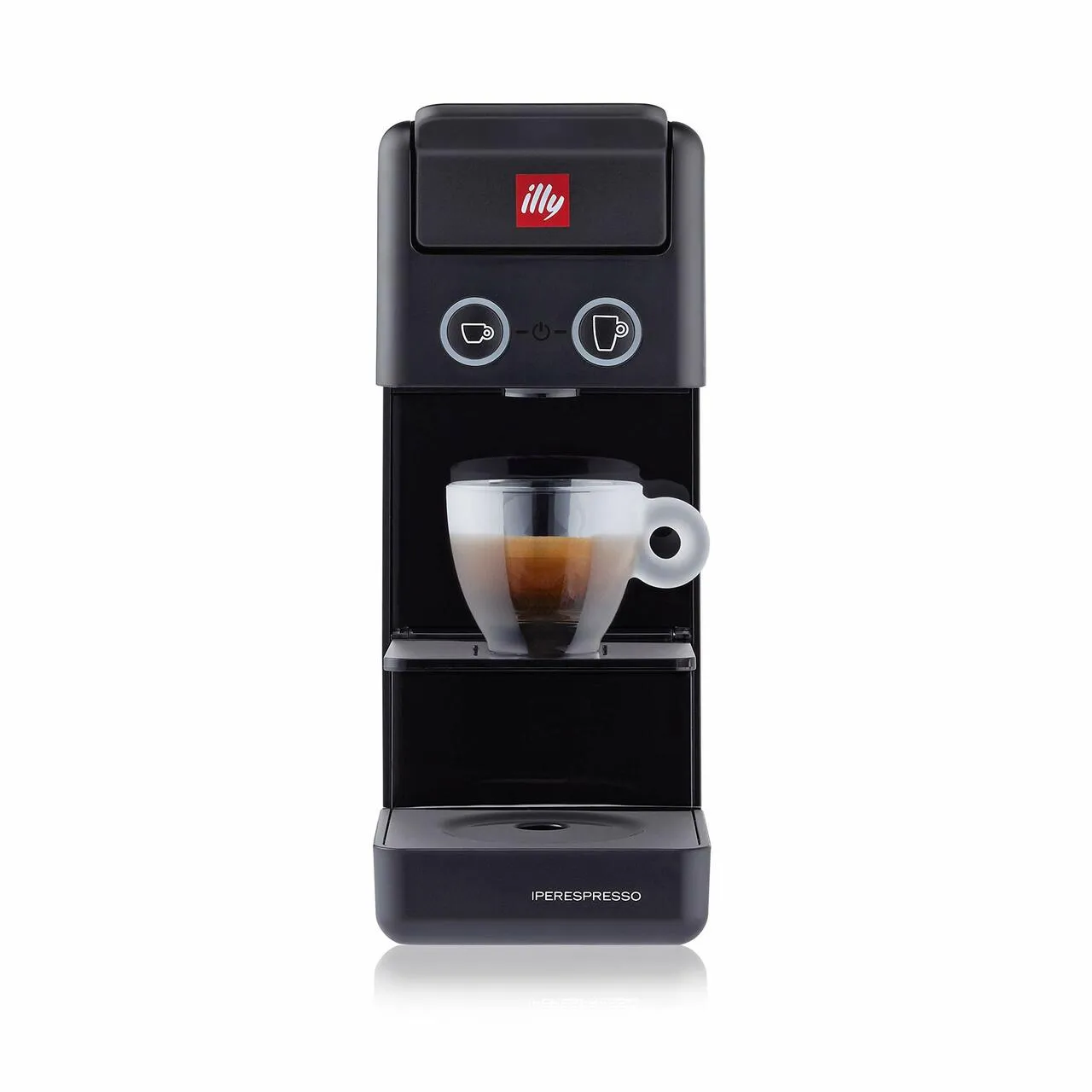 Illy NEW 2020 Y3.3 Espresso and Coffee Machine, 12.20×3.9×10.40, Black