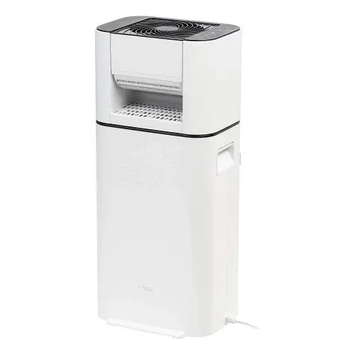 IRIS USA, Inc. DHM-DDC50 Dehumidifier with Circulator Fan, White