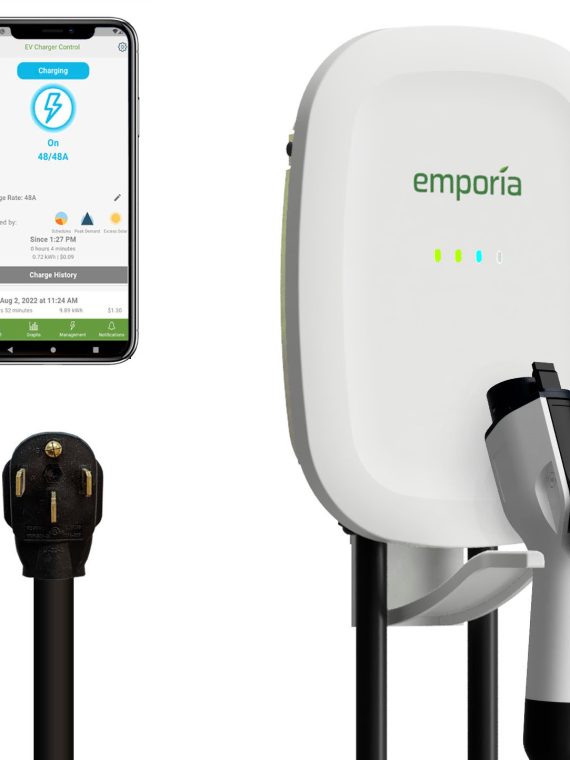 2026 Emporia – EV Charger / NEMA 14-50 / J1772 – White