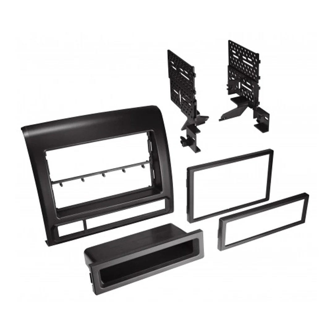 American International TOYK973, 2012-2015 Toyota Tacoma Single DIN / ISO w/ Pocket or Double DIN Satin Black