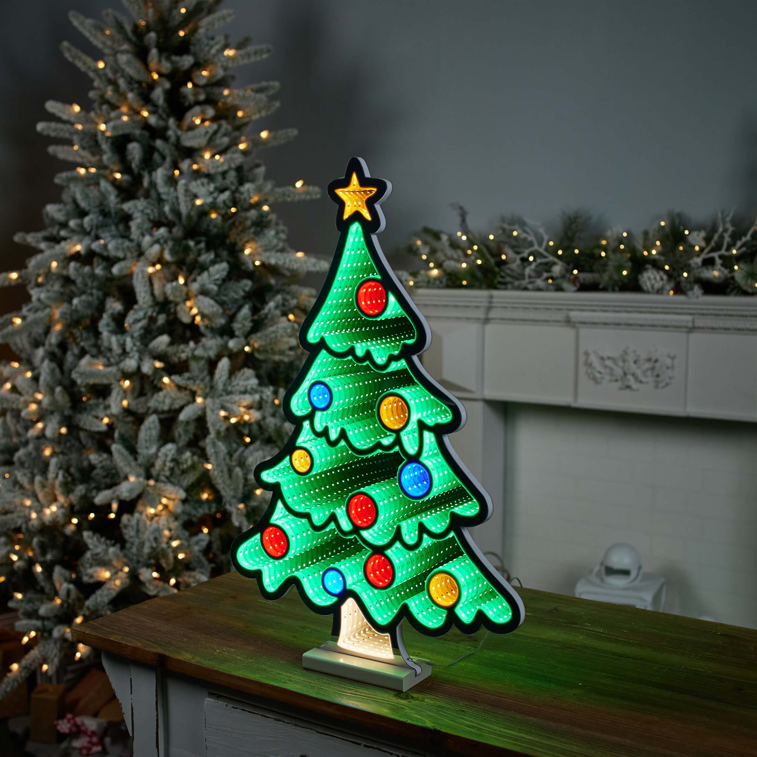 Christmas Tree Infinity Light 23.5
