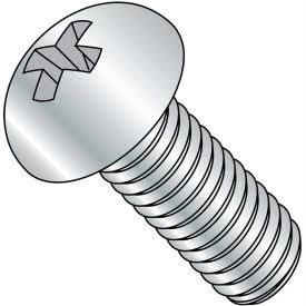 2026 GoVets | Kanebridge CORPORATION 10-24x1 1/4 Phillips Round Machine Screw Fully Threaded Zinc, Pkg of 3000