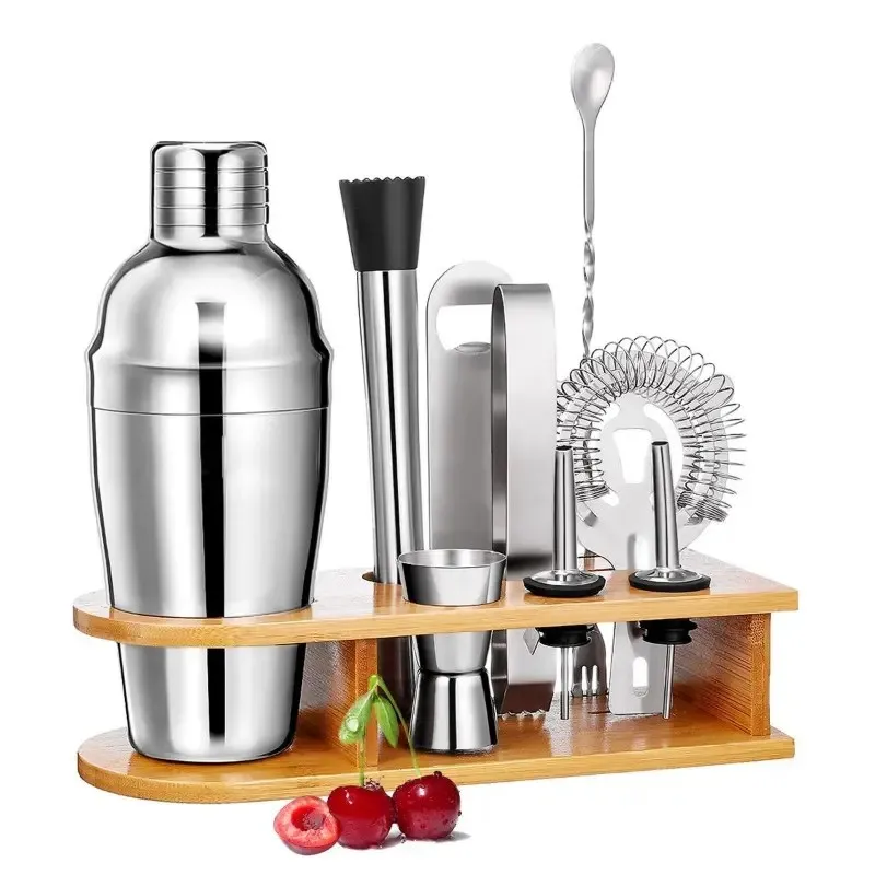 All In One Cocktail Shaker Bartender Kit 11 pcs