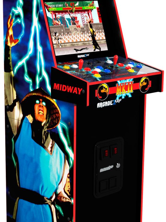 2026 Arcade1Up – Mortal Kombat II Deluxe Arcade Game – Black