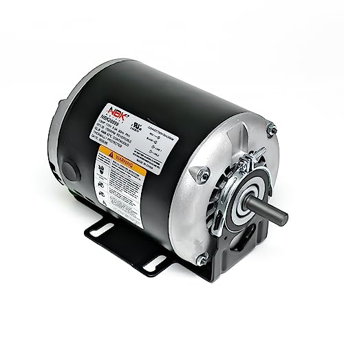 2026 NBK 20598 Belt Drive Motor 1/3 HP 1725 RPM 115 Volts BB Replacement for GF2034