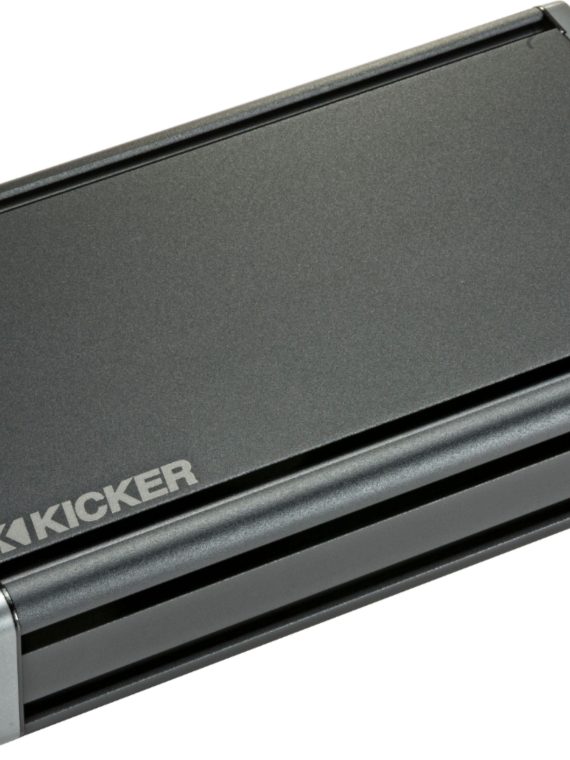 2026 KICKER – CX 360W Class AB Bridgeable Multichannel Amplifier with Variable Crossovers – Black