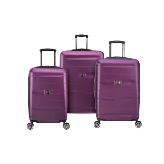 2026 Delsey Comete 2.0 3 Piece Expandable Hardside Spinner Luggage Set