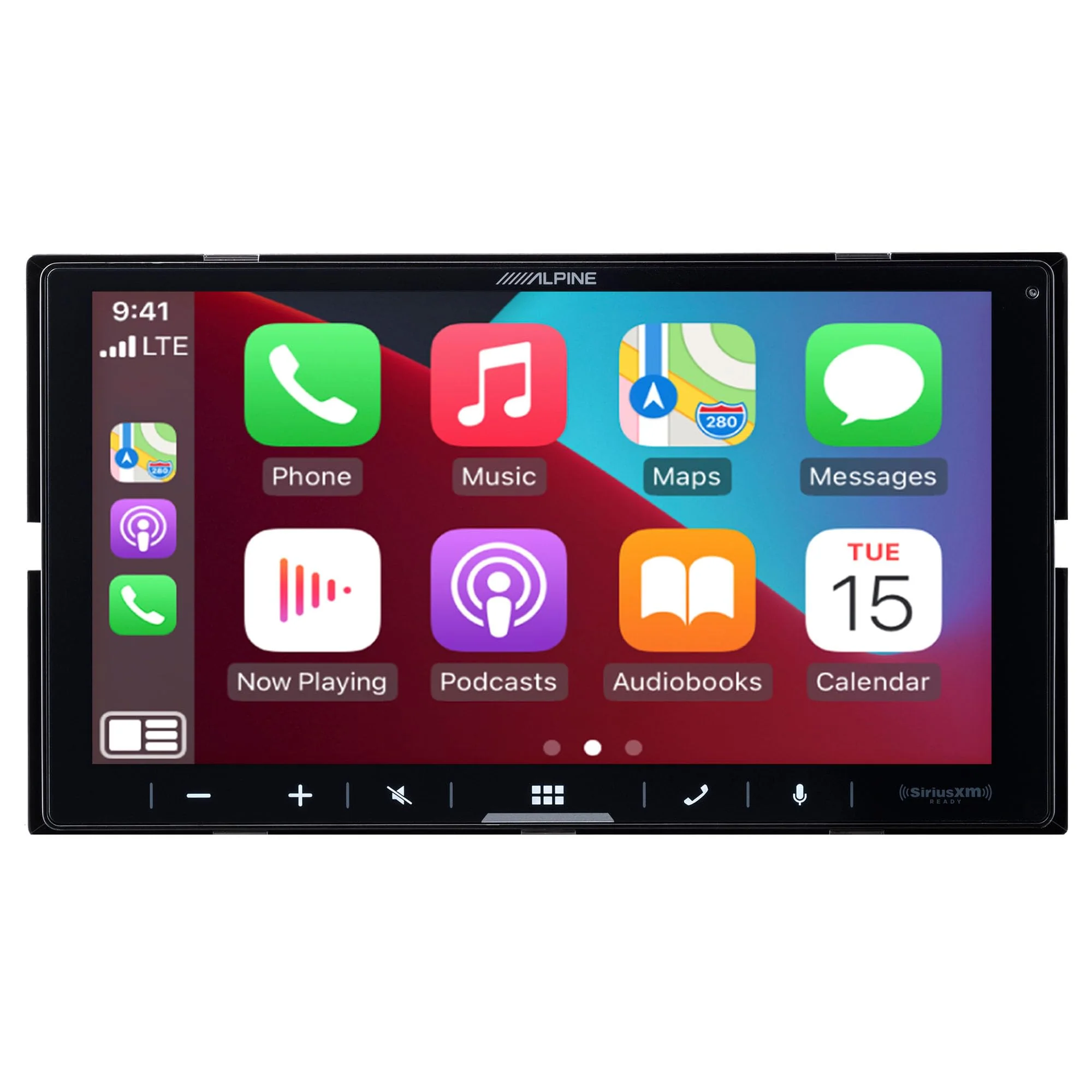 Alpine ILX-W670 7-Inch Double DIN Multimedia Receiver with Apple CarPlay Android Auto and Alpine KTA-450 Power Pack Class D 4 Channel Amplifier 400 Watts DPP Bundle