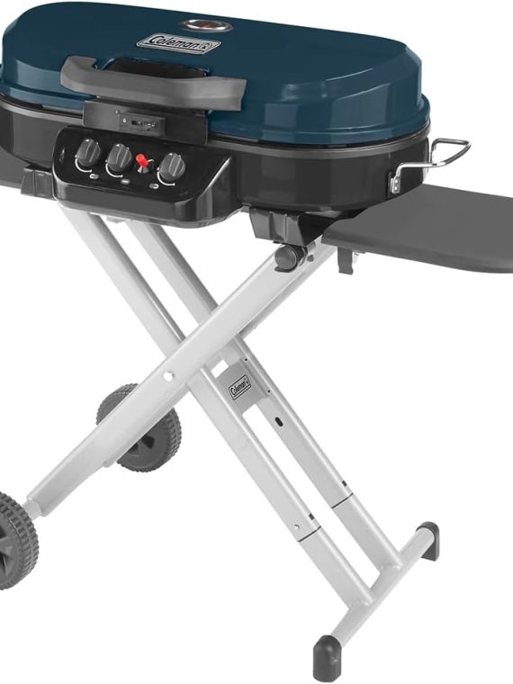 2026 Coleman RoadTrip 285 Portable Stand-Up Propane Grill  Gas Grill with 3 Adjustable Burners & Instastart Push-Button Ignition; Great for Camping  Tailgating  BBQ  Parties  Backyard  Patio & More