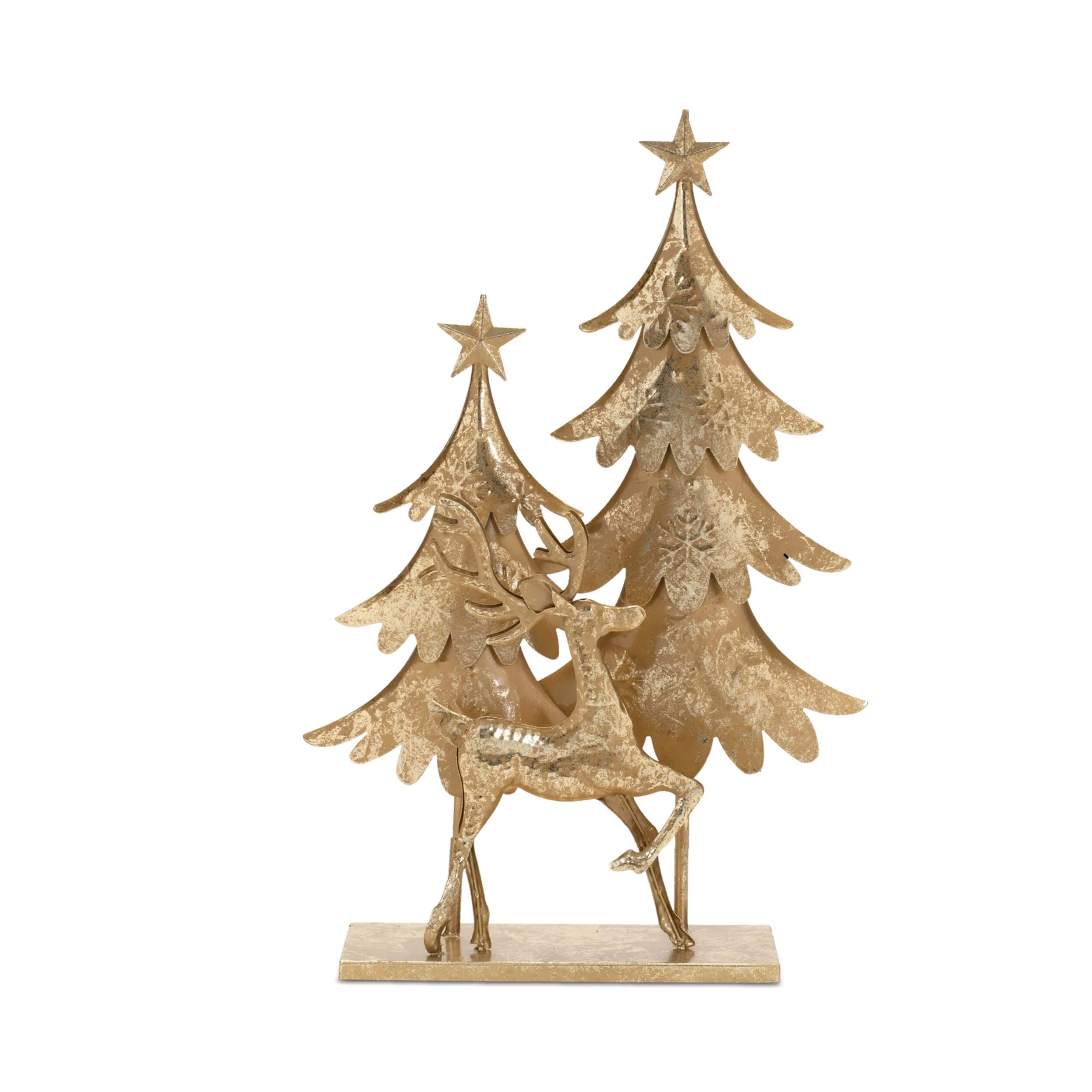 Tree and Deer (Set of 3) 15.5