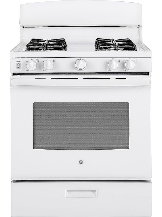 2026 GE – 4.8 Cu. Ft. Freestanding Gas Range – White
