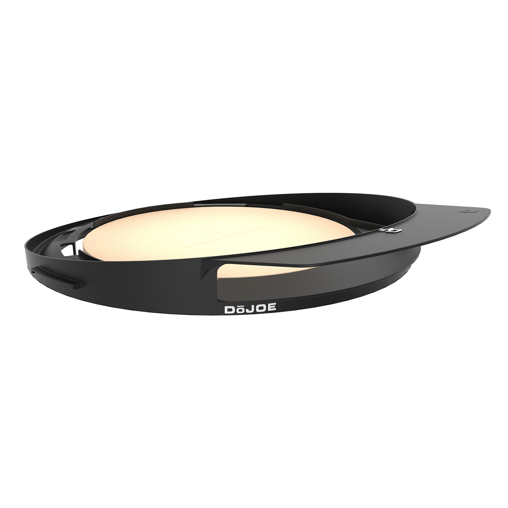 2026 KAMADO JOE – Classic Joe grill pizza ring and baking stone – Black