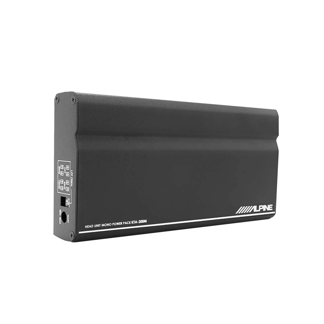 Alpine KTA-200M, PowerStack Class D Monoblock Subwoofer Amplifier