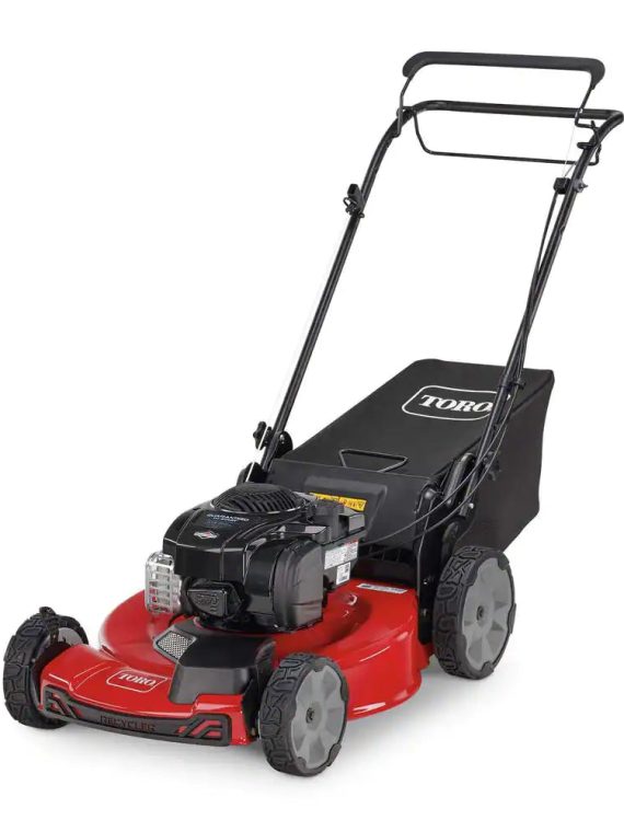 2026 Toro 21442 22 in. Recycler Briggs & Stratton High Wheel FWD Gas Walk Behind Self Propelled Lawn Mower with Super Bagger